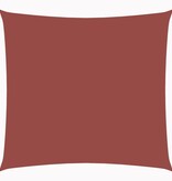 VidaXL Zonnescherm vierkant 3,6x3,6 m oxford stof terracottakleur