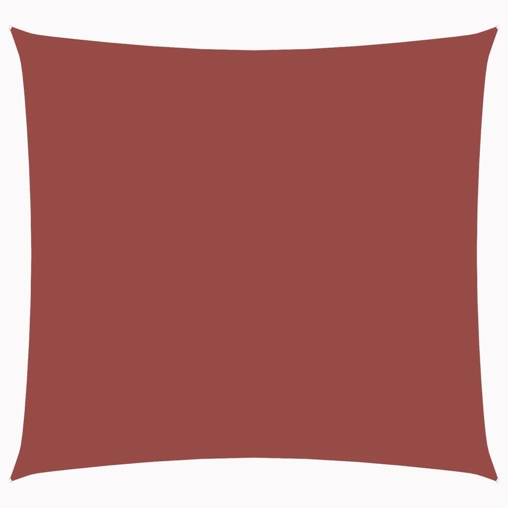 VidaXL Zonnescherm vierkant 3,6x3,6 m oxford stof terracottakleur