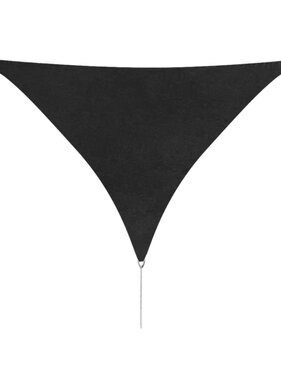 VidaXL Zonnescherm driehoekig 5x5x5 m oxford stof antracietkleurig