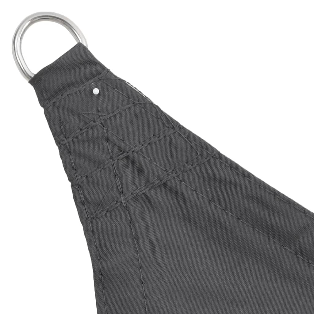 VidaXL Zonnescherm driehoekig 5x5x5 m oxford stof antracietkleurig