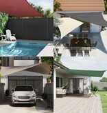 VidaXL Zonnescherm driehoekig 3,6x3,6x3,6 m oxford stof