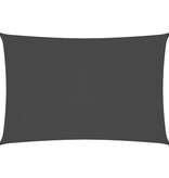 VidaXL Zonnescherm rechthoekig 2x4 m oxford stof antracietkleurig