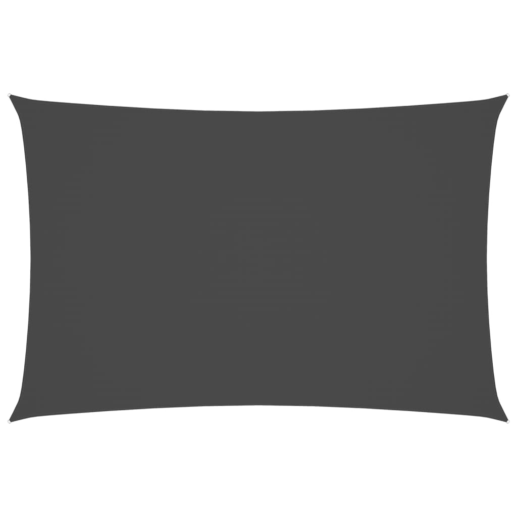 VidaXL Zonnescherm rechthoekig 2x4 m oxford stof antracietkleurig