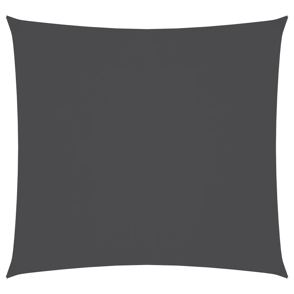 VidaXL Zonnescherm vierkant 3,6x3,6 m oxford stof antracietkleurig