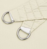 VidaXL Zonnescherm vierkant 3,6x3,6 m oxford stof crèmekleurig