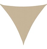 VidaXL Zonnescherm driehoekig 3,6x3,6x3,6 m oxford stof beige