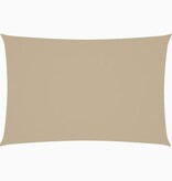 VidaXL Zonnescherm rechthoekig 2x4 m oxford stof beige