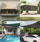 VidaXL Zonnescherm HDPE vierkant beige 3,6x3,6 m