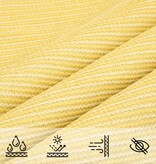 VidaXL Zonnescherm HDPE vierkant beige 3,6x3,6 m