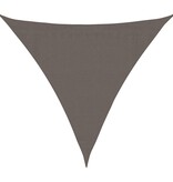 VidaXL Zonnescherm antraciet driehoekig 3,6x3,6x3,6 m HDPE
