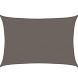 VidaXL Zonnescherm HDPE rechthoekig 4x6 m antraciet