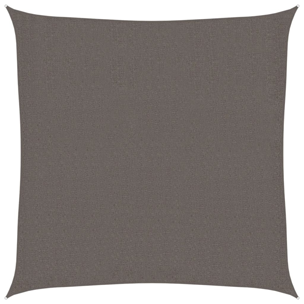 VidaXL Zonnescherm HDPE vierkant 3,6x3,6 m antraciet