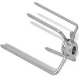 VidaXL BBQ Draaispit vorken 2 stuks staal
