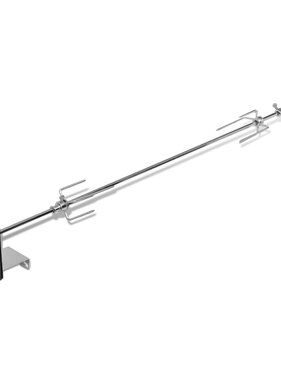 VidaXL BBQ Draaispit met motor staal 1200 mm