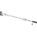 VidaXL BBQ Draaispit met motor staal 1200 mm