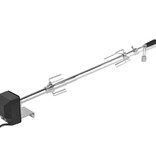 VidaXL BBQ Draaispit met motor staal 1000 mm