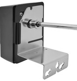 VidaXL BBQ Draaispit met motor staal 1000 mm