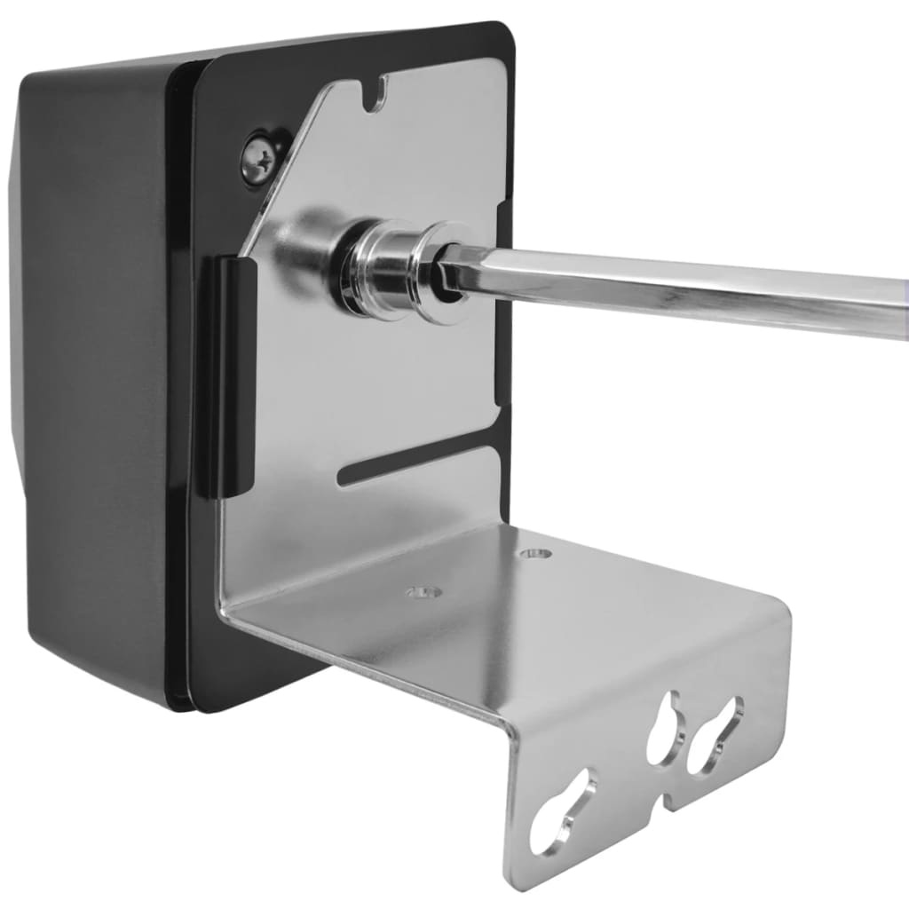 VidaXL BBQ Draaispit met motor staal 1000 mm