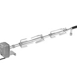 VidaXL BBQ Draaispit met motor staal 1000 mm