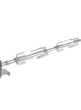 VidaXL BBQ Draaispit met motor staal 1000 mm