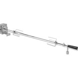 VidaXL BBQ Draaispit met professionele motor staal 1200 mm