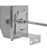 VidaXL BBQ Draaispit met professionele motor staal 1200 mm