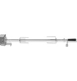 VidaXL BBQ Draaispit met professionele motor staal 900 mm