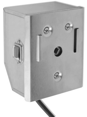 VidaXL Professionele BBQ draaispitmotor roestvrij staal 4W