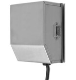 VidaXL Professionele BBQ draaispitmotor roestvrij staal 4W