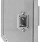 VidaXL Professionele BBQ draaispitmotor roestvrij staal 4W