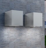 VidaXL Buitenlamp kubusvormig 2st