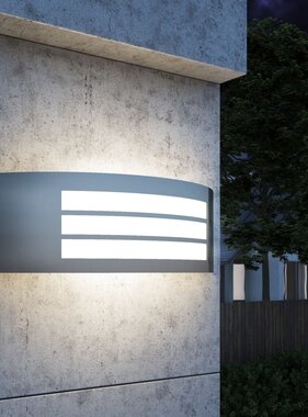 VidaXL Tuinwandlamp roestvrij staal