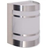 VidaXL Wandlamp voor buiten licht roestvrij staal