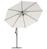 VidaXL Zweefparasol 3,5 m zandwit