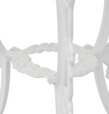 VidaXL 3-delige Bistroset gietaluminium wit