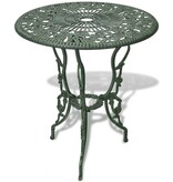 VidaXL 3-delige Bistroset gietaluminium groen