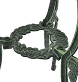 VidaXL 3-delige Bistroset gietaluminium groen