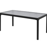 VidaXL 4-delige Loungeset textileen zwart