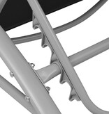 VidaXL Ligbed aluminium zwart