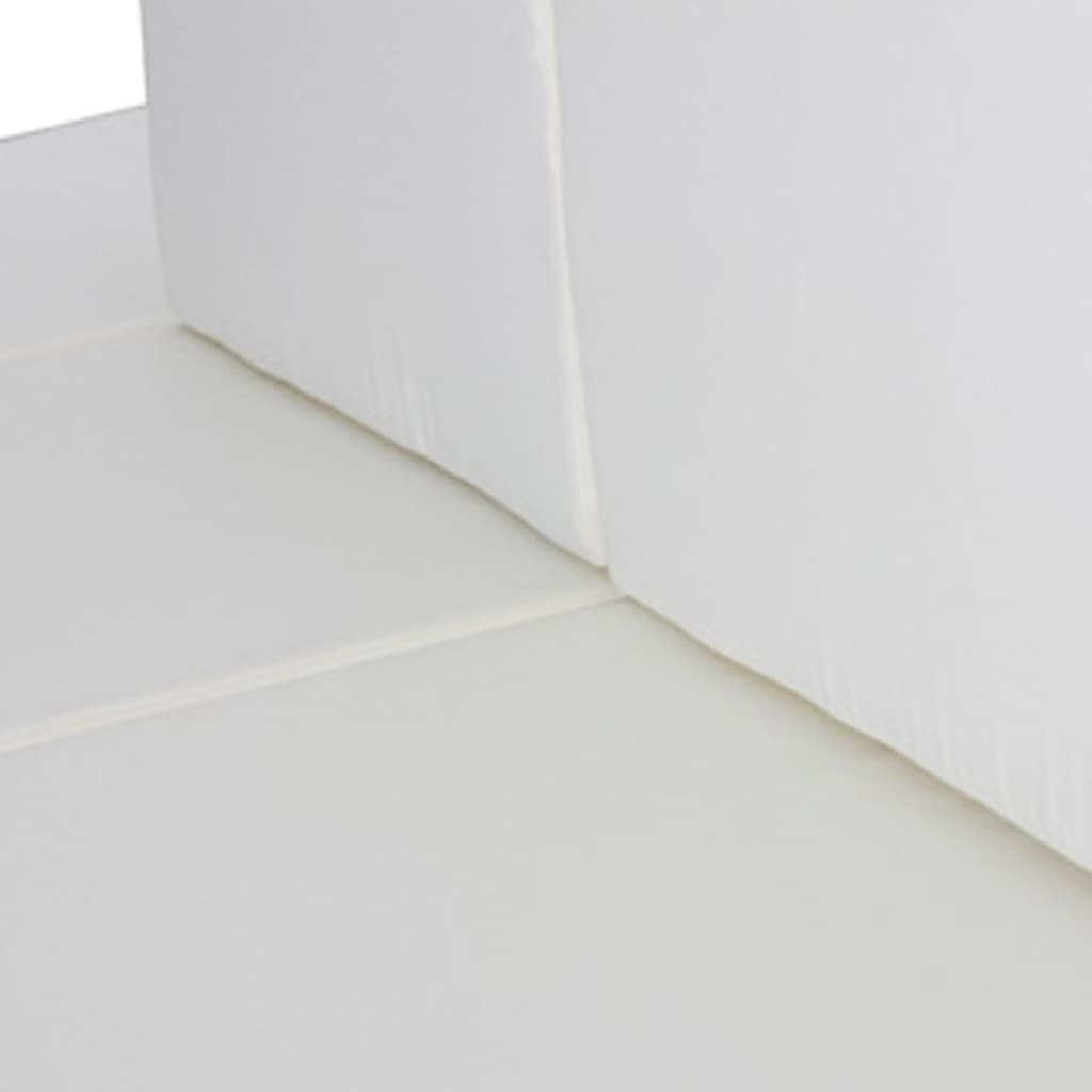 VidaXL 6-delige Loungeset met kussens poly rattan zwart