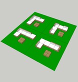 VidaXL 6-delige Loungeset met kussens poly rattan zwart