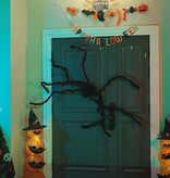 VidaXL Halloween home trainer Versiering Verstelbaar 6 pcs Zwart 75 cm