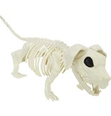 VidaXL Halloween Decoratie Skelet met Hond 2 pcs Wit 155 cm Kunststof
