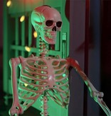 VidaXL Halloween Skelet Verstelbaar 2 pcs Wit 85 cm PVC