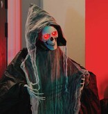 VidaXL Halloween Grim Reaper Zwart 60 x 60 x 155 cm Polyester