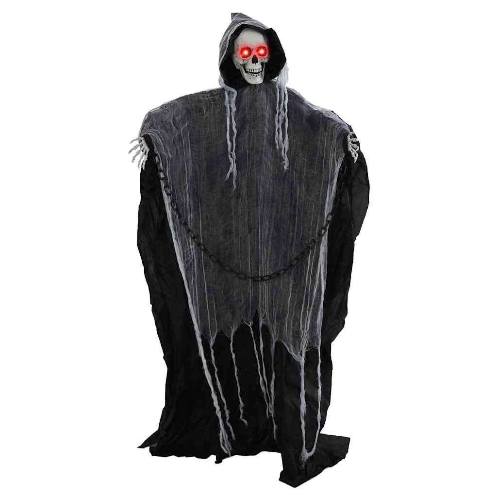 VidaXL Halloween Grim Reaper Zwart 60 x 60 x 155 cm Polyester