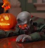 VidaXL Halloween Kruipende Zombie Groen 112 x 25.5 x 21.5 cm Polyester