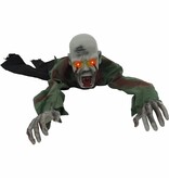 VidaXL Halloween Kruipende Zombie Groen 112 x 25.5 x 21.5 cm Polyester
