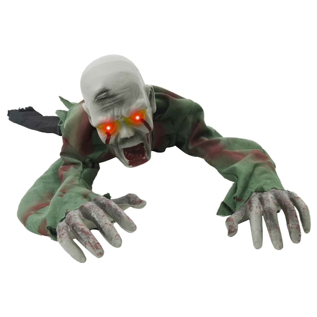 VidaXL Halloween Kruipende Zombie Groen 112 x 25.5 x 21.5 cm Polyester