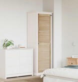 VidaXL Kastdeur Naturel 140.5 x 2.1 x 49.5 cm Massief grenenhout